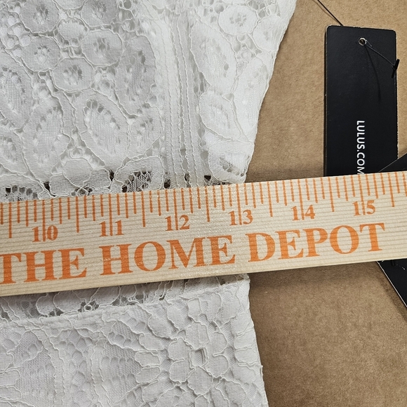 LULUS Appetite for Seduction Lace White Dress Size Small Wedding Boho New NWT - Picture 14 of 16